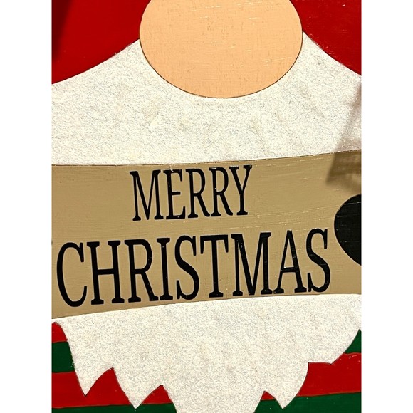 Christmas Snowflake Gnome Holiday Ribbon Door Wreath Handmade 22 ins LED W9 - Picture 8 of 12